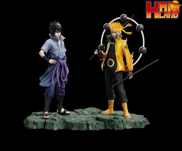 Naruto QiYuan Studio Naruto x Uchiha Sasuke Resin Statue 4