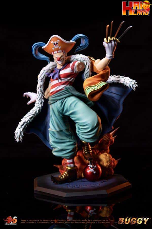 One Piece AS Studio Seven Warlords of the Sea Buggy Resin Statue 2 scaled