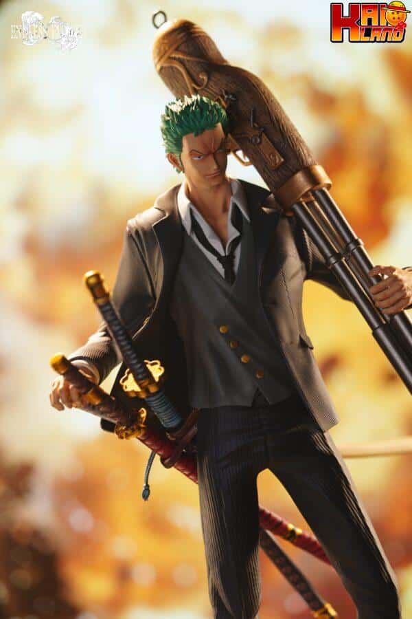 One Piece Endless Flower Studio Roronoa Zoro Resin Statue 3 scaled