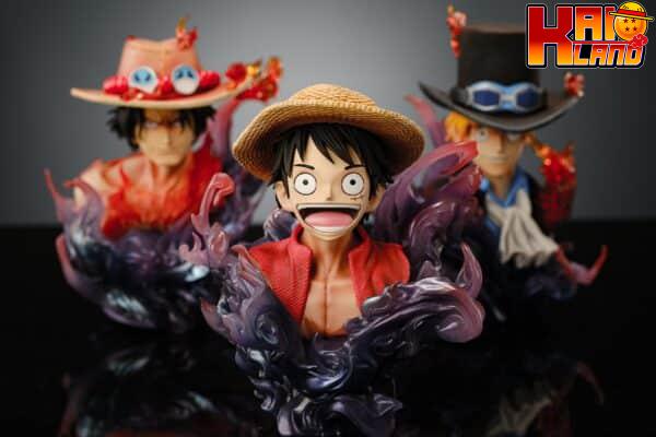 One Piece Fengyun Studio Three Brothers Portgas D Ace x Monkey D Luffy x Sabo Resin Statue 5