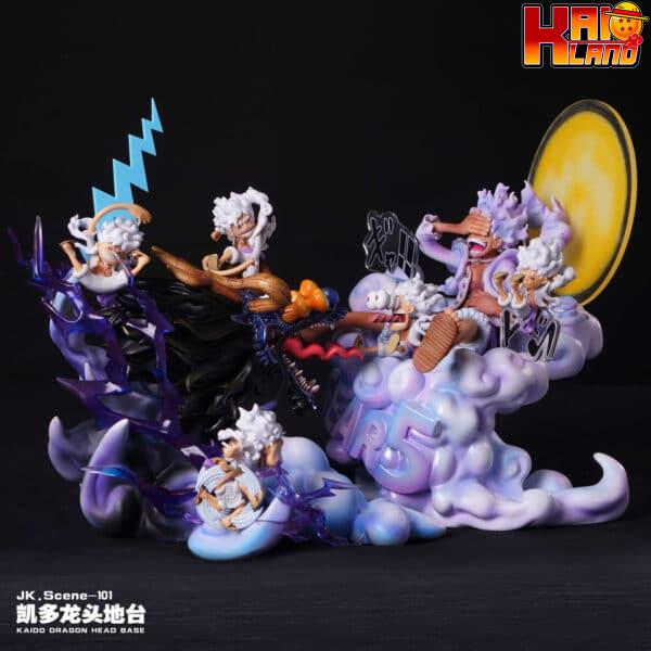 One Piece Jacksdo Studio Kaido dragon Head Base Resin Statue 3