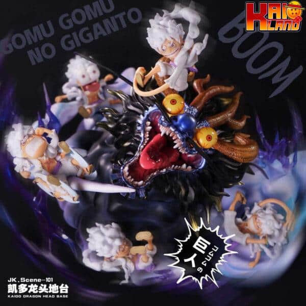 One Piece Jacksdo Studio Kaido dragon Head Base Resin Statue 6