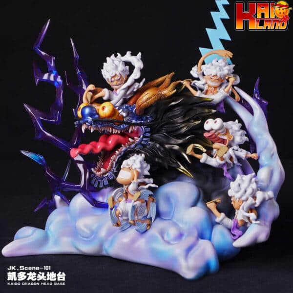 One Piece Jacksdo Studio Kaido dragon Head Base Resin Statue 8