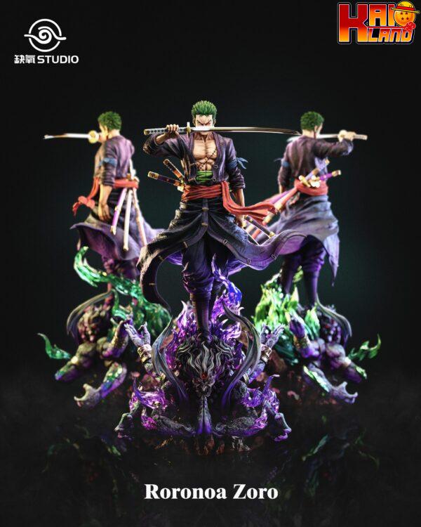 One Piece QueYang Studio Roronoa Zoro Resin Statue 3 scaled