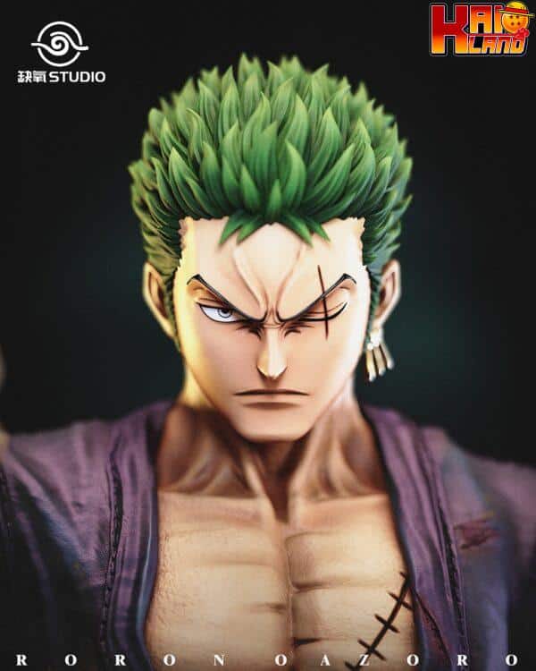 One Piece QueYang Studio Roronoa Zoro Resin Statue 4