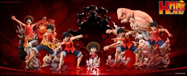 One Piece ShowMaker Studio Third Gear Big Fist Monkey D Luffy ​ Resin Statue 6 scaled