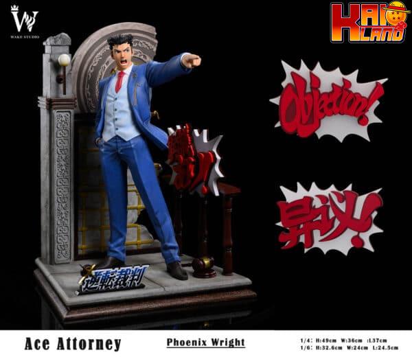 Phoenix Wright Wake studio Ace Attorney Resin Statue 1