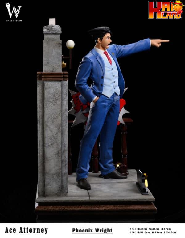 Phoenix Wright Wake studio Ace Attorney Resin Statue 3