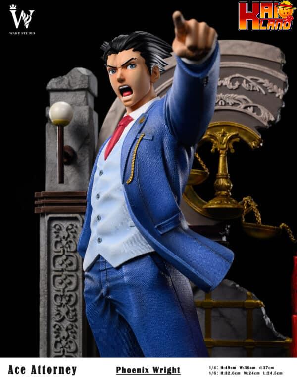 Phoenix Wright Wake studio Ace Attorney Resin Statue 5