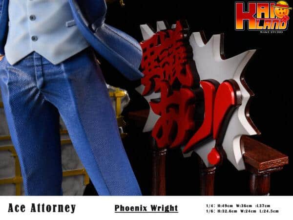 Phoenix Wright Wake studio Ace Attorney Resin Statue 6