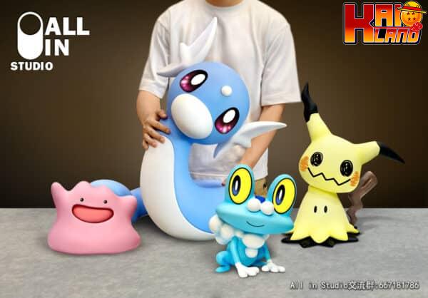 Pokemon ALL IN Studio Froakie Resin Statue 3