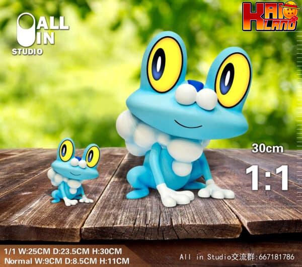 Pokemon ALL IN Studio Froakie Resin Statue