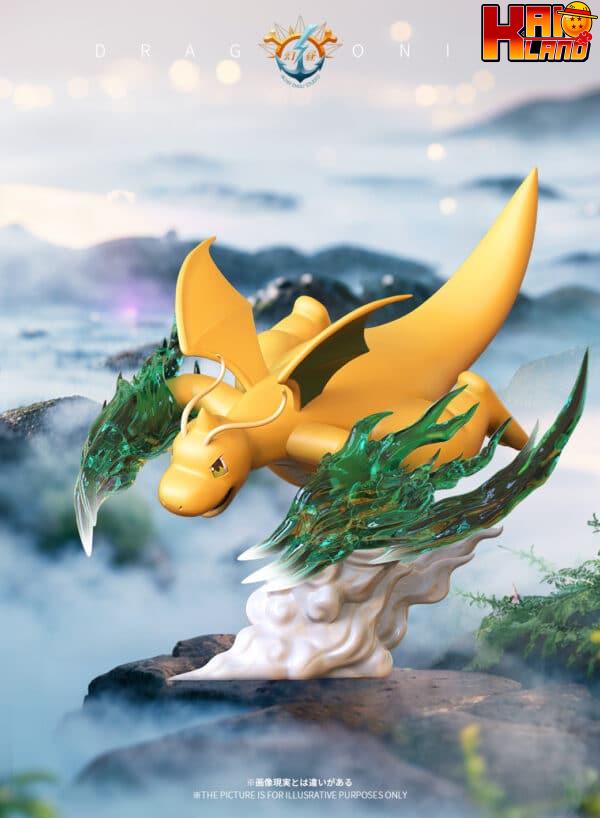 Pokemon Huan Zhou Studio Dragonite Set Resin Statue 4