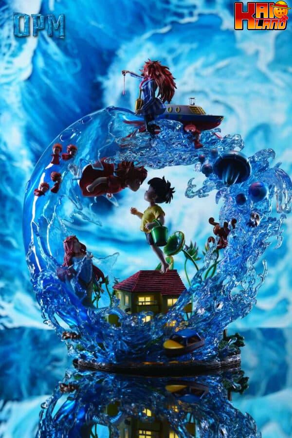 Ponyo on the Cliff OPM Studio Ponyo V2 Resin Statue 7