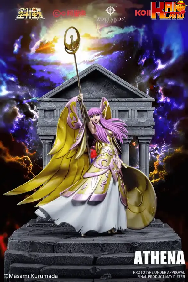 Saint Seiya Zodiakos Studio Athena Licensed Resin Statue 1