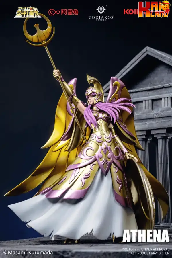 Saint Seiya Zodiakos Studio Athena Licensed Resin Statue 2