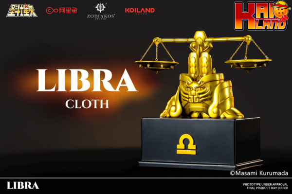 Saint Seiya Zodiakos Studio Libra Cloth Licensed Resin Statue 3