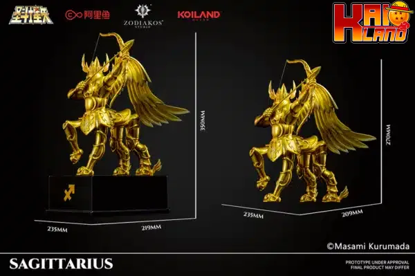 Saint Seiya Zodiakos Studio Sagittarius Cloth Resin Statue 2