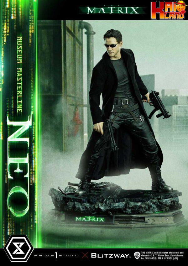 The Matrix Prime 1 X Blitzway Studio Neo Licensed Resin Statue 0