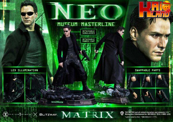 The Matrix Prime 1 X Blitzway Studio Neo Licensed Resin Statue 00