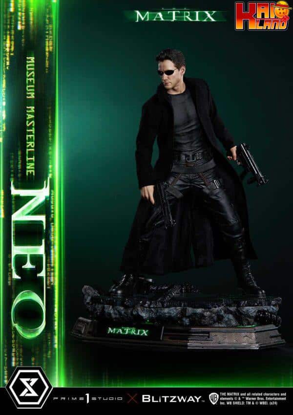 The Matrix Prime 1 X Blitzway Studio Neo Licensed Resin Statue 13