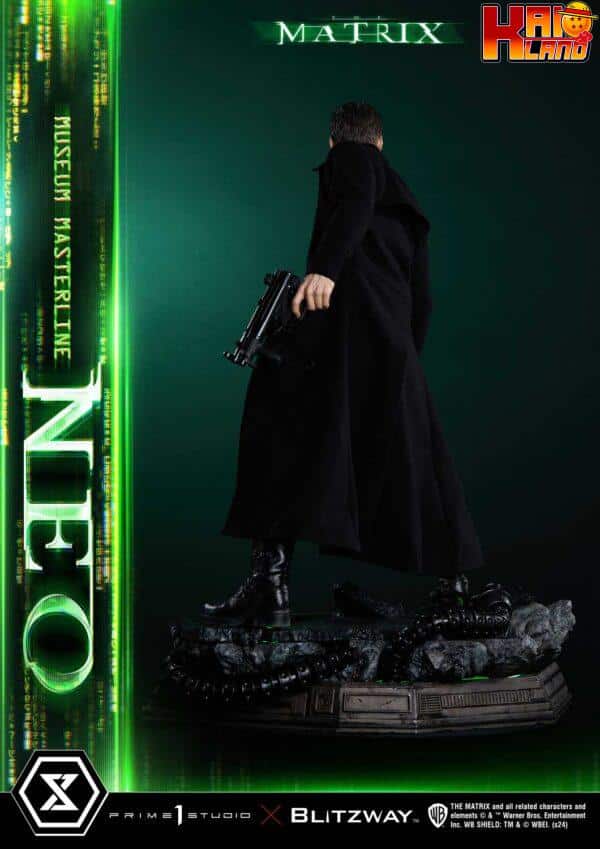 The Matrix Prime 1 X Blitzway Studio Neo Licensed Resin Statue 14