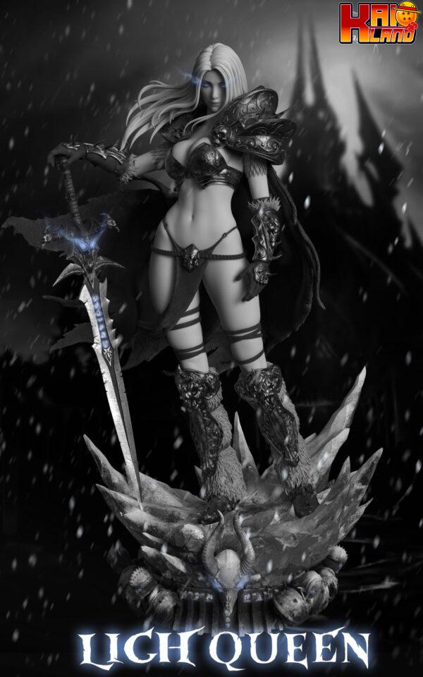 World of Warcraft Mayflies Studio Lich Queen Resin Statue 1 scaled