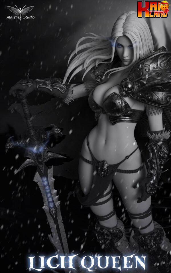 World of Warcraft Mayflies Studio Lich Queen Resin Statue 2 scaled