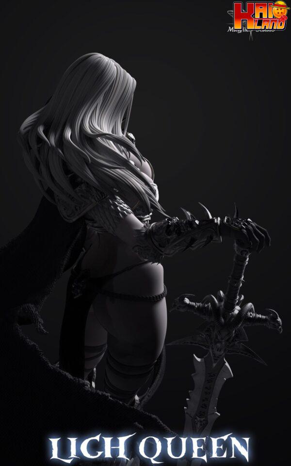 World of Warcraft Mayflies Studio Lich Queen Resin Statue 4 scaled