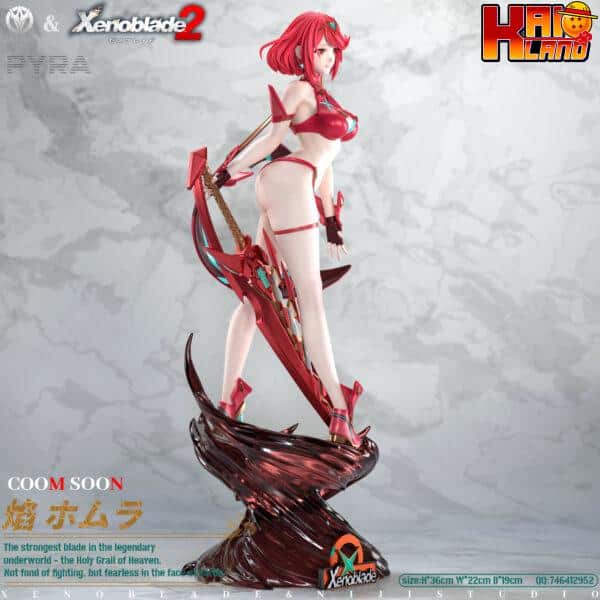 Xenoblade Chronicles NiJi Studio Pyra Resin Statue 3