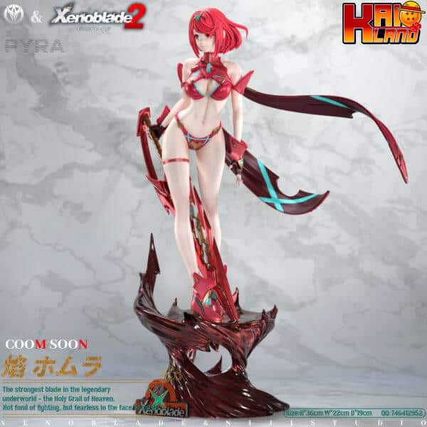 Xenoblade Chronicles NiJi Studio Pyra Resin Statue 5