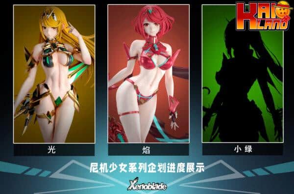 Xenoblade Chronicles NiJi Studio Pyra Resin Statue 6