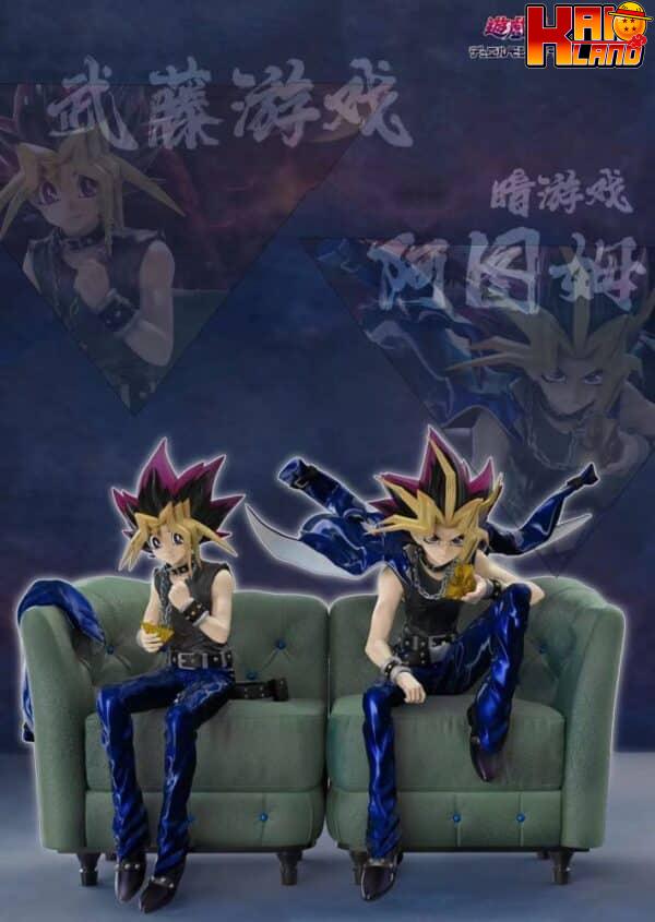 Yu Gi Oh WASP Studio Yugi Muto x Atem Resin Statue 1