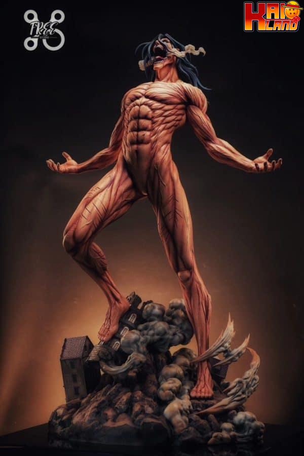 Attack On Titan Free Studio Eren Jaeger Resin Statue 1