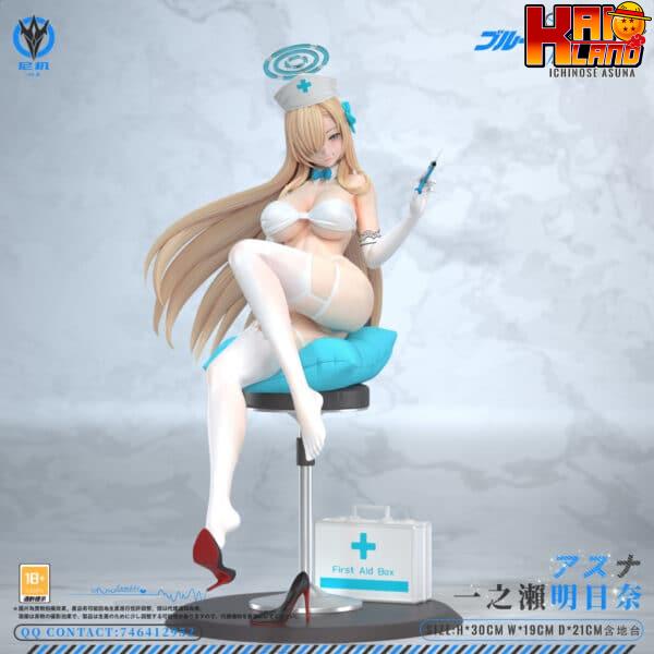 Blue Archive NiJi Studio Asuna Resin Statue 1