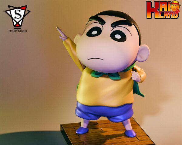 Crayon Shin Chan Super Studio Shinnosuke Nohara Transformation Resin Statue 2 scaled