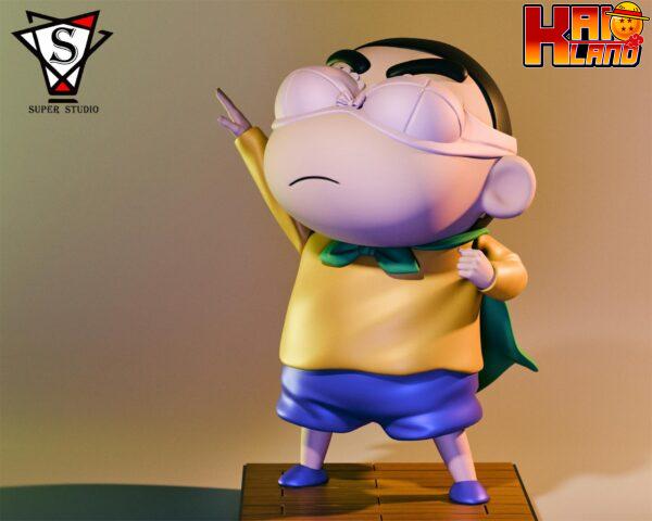 Crayon Shin Chan Super Studio Shinnosuke Nohara Transformation Resin Statue 3