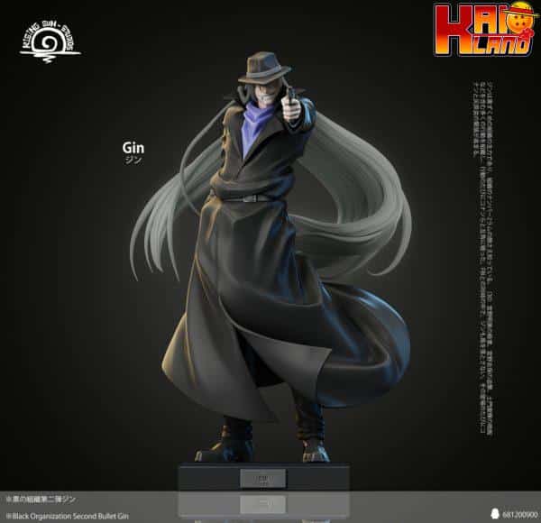 Detective Conan RS Studio Gin Resin Statue 4