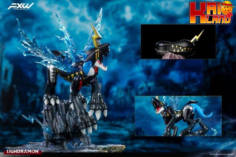 Digimon FXW Studio Lighdramon Resin Statue 1