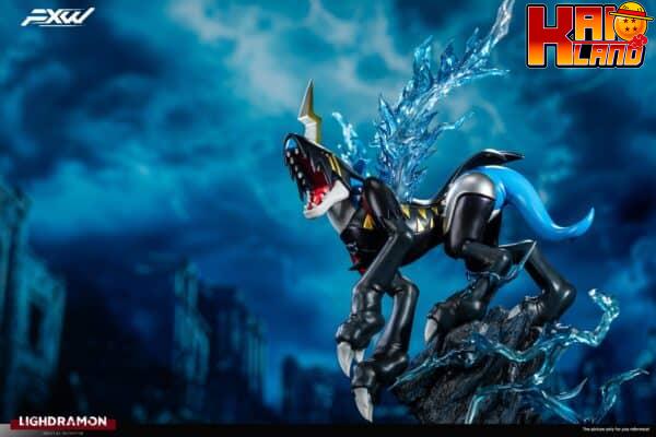 Digimon FXW Studio Lighdramon Resin Statue 2 scaled