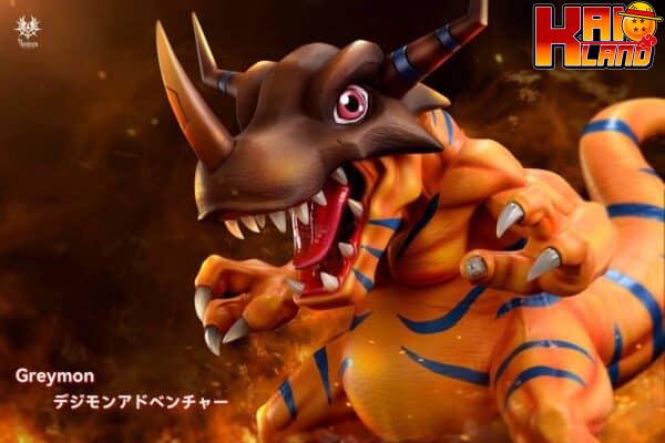 Digimon Phoenix Studio Greymon Resin Statue 3