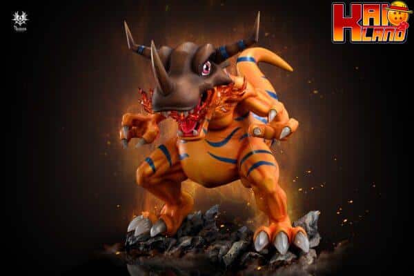 Digimon Phoenix Studio Greymon Resin Statue 5