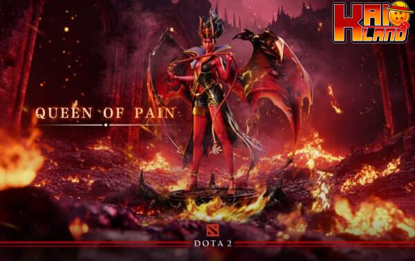 Dota 2 Perfect World Studio The Queen of Pain Licensed PVC 5