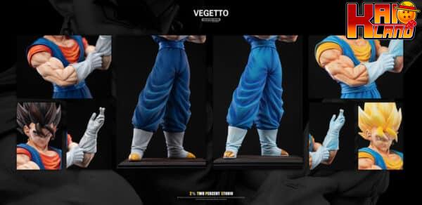 Dragon Ball 2％ Studio Vegetto X Gogeta Resin Statue 3