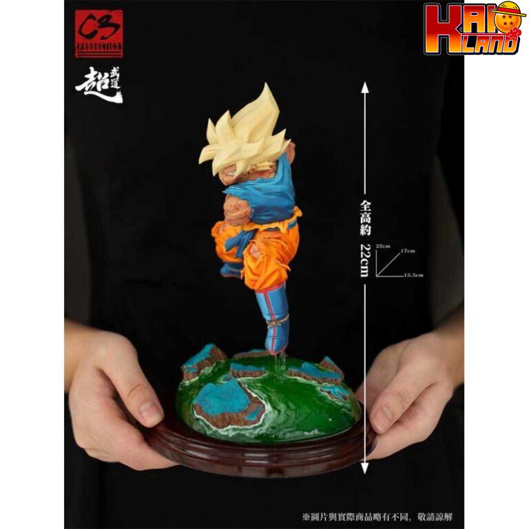 Dragon Ball C3 Studio SS Goku Resin Statue 0