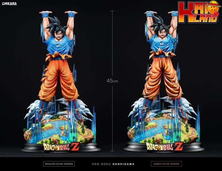 Dragon Ball Chikara Studio Goku Genki Bomb Resin Statue 0