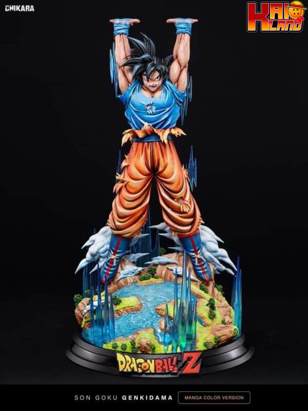 Dragon Ball Chikara Studio Goku Genki Bomb Resin Statue 2 1