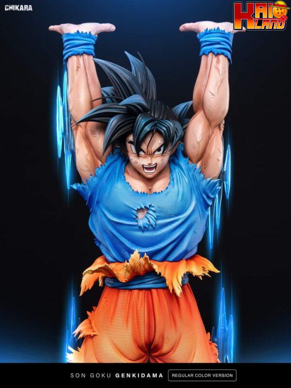 Dragon Ball Chikara Studio Goku Genki Bomb Resin Statue 3 1