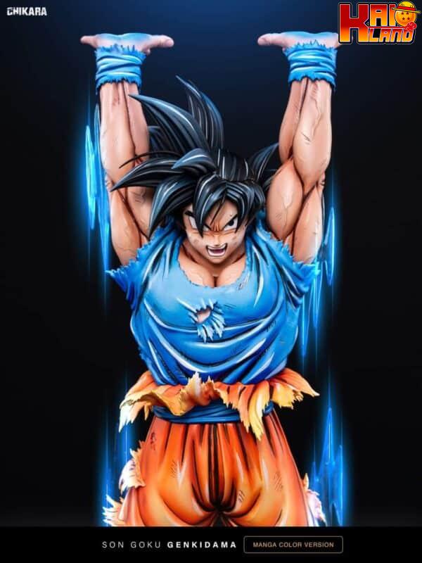 Dragon Ball Chikara Studio Goku Genki Bomb Resin Statue 4 1