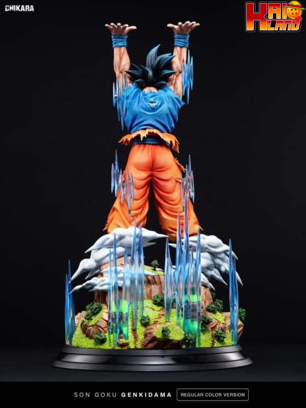 Dragon Ball Chikara Studio Goku Genki Bomb Resin Statue 6 1